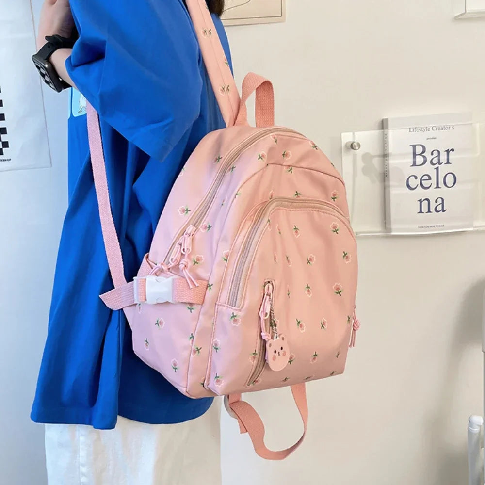Mini Backpack Ins Niche Japanese Style K-Style Primary School Bag Printed Small Backpack New Casual Backpack Mochilas Para Niñas