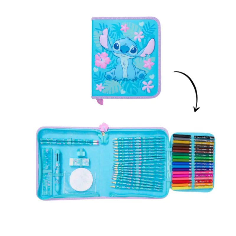 Stitch Australian Smiggle Children'S Learning Stationery Backpack Lunch Bag Pencil Box Water Cup Anime Backpack Gift