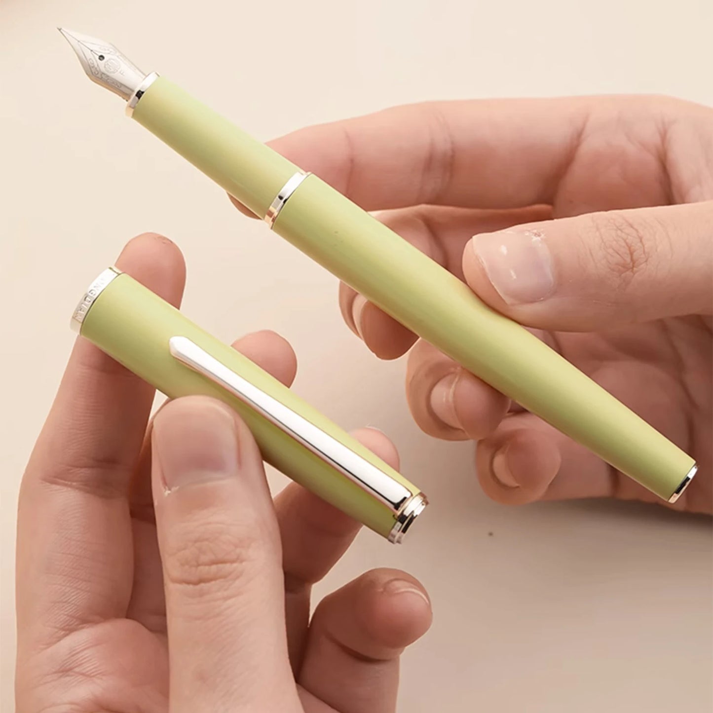 Hongdian 920S Fountain Pen Retro High-End Calligraphy Writing Ink Pens School Office Business Pen Students Stationary Xmas Gifts