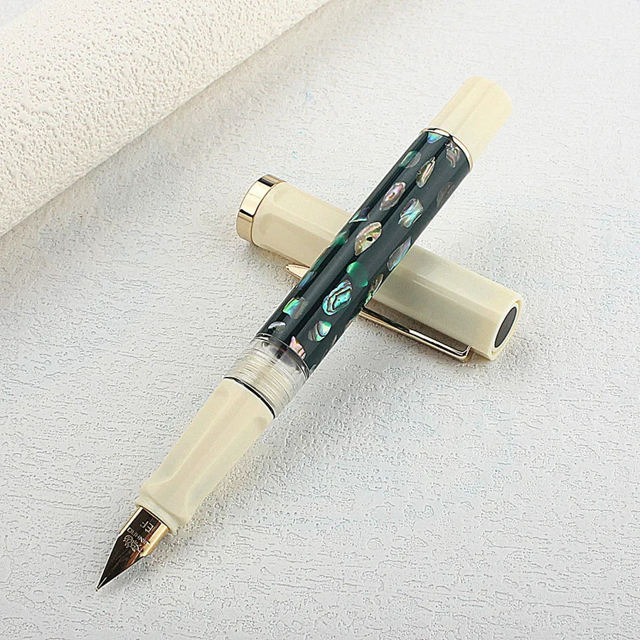 JINHAO 58 Green/Red Shell Fountain Pen High Quality Colors F EF Nib Ink Pen Calligraphy Pen School Office Supplies Stationery
