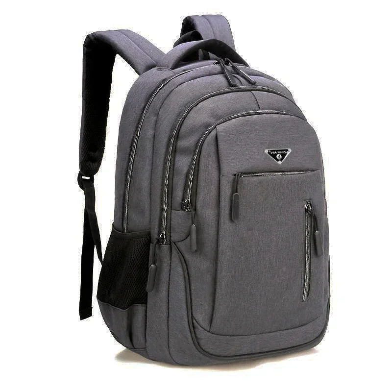 Large Capacity Backpack Men Laptop Backpacks 15.6 Oxford Black Solid High School Bags Teen College Boy Gril Student Backpack