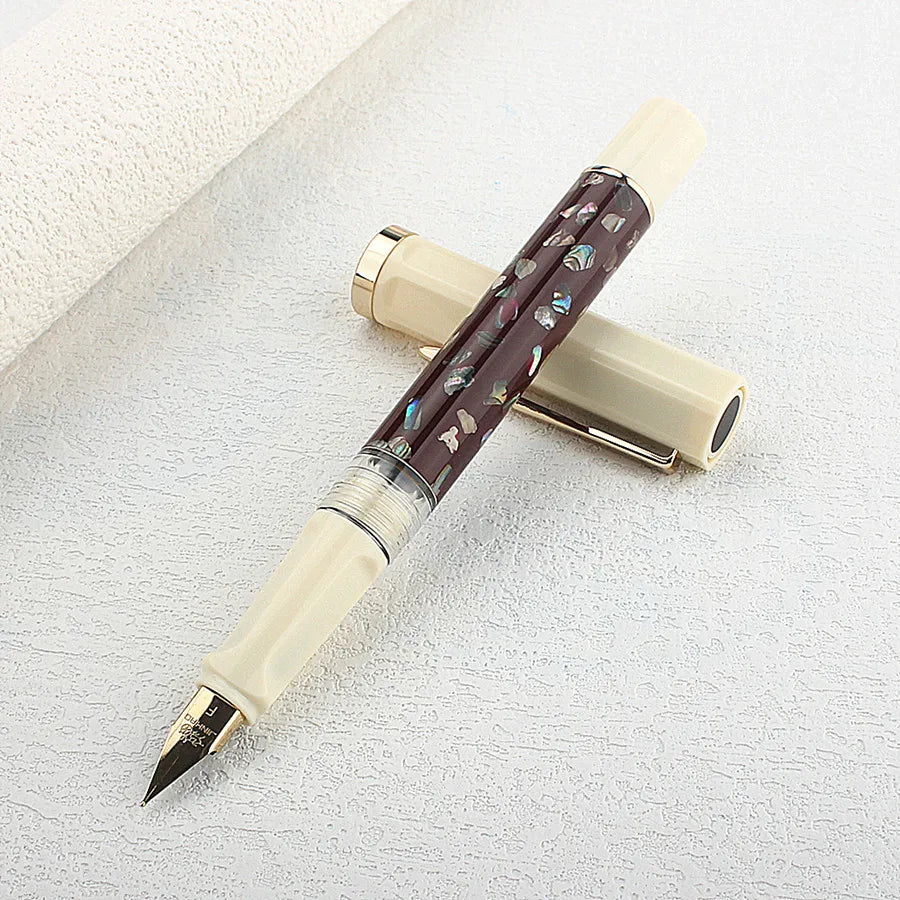 JINHAO 58 Green/Red Shell Fountain Pen High Quality Colors F EF Nib Ink Pen Calligraphy Pen School Office Supplies Stationery