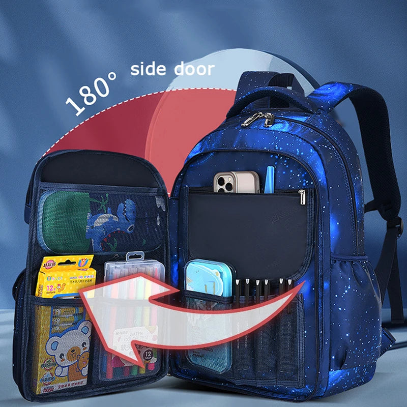2024 Children Orthopedics School Bags Kids Backpack in Primary Schoolbag for Girls Boys Waterproof Backpacks Book Bag Mochila