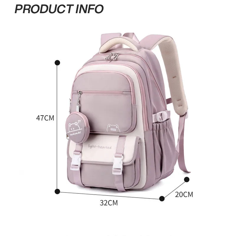 Waterproof Girls Backpacks Children School Bags for Teenagers Fashion Travel Backpacks Printing Child Schoolbags Satchel Mochila