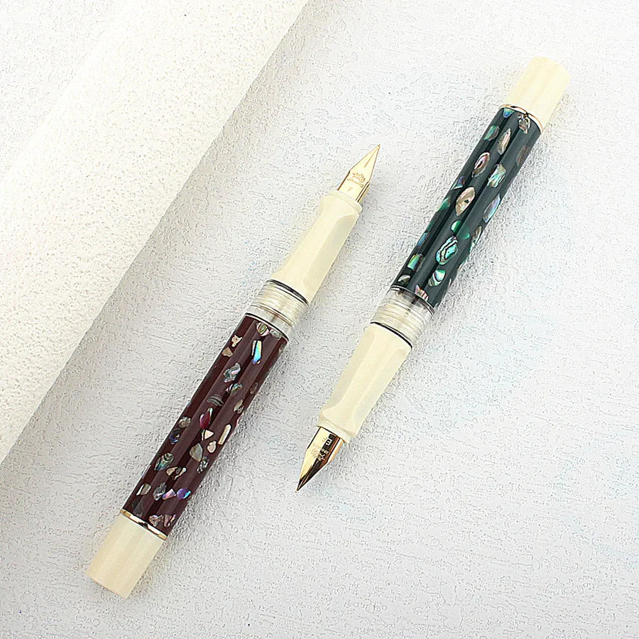 JINHAO 58 Green/Red Shell Fountain Pen High Quality Colors F EF Nib Ink Pen Calligraphy Pen School Office Supplies Stationery