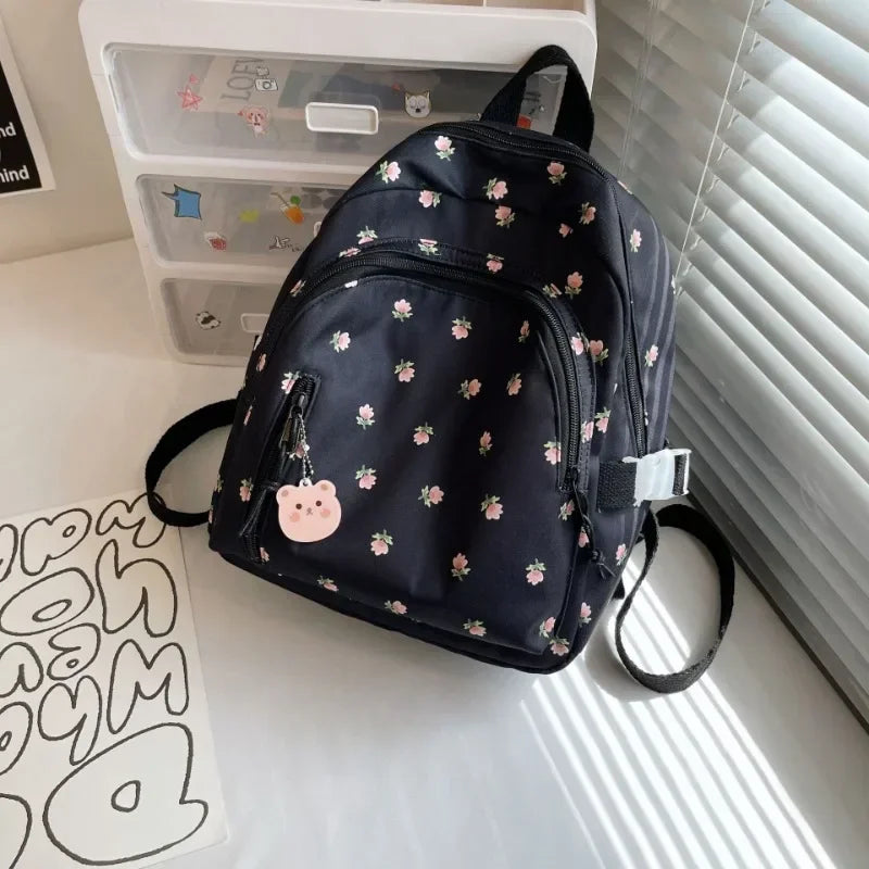 Mini Backpack Ins Niche Japanese Style K-Style Primary School Bag Printed Small Backpack New Casual Backpack Mochilas Para Niñas