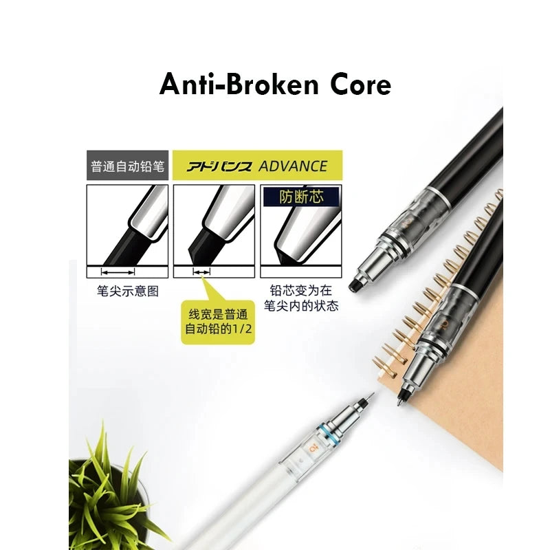 Japan KURA TOGA Mechanical Pencil 0.5Mm Automatic Rotation Drawing Special Pencil M5-559 Stationery Cute School Supplies