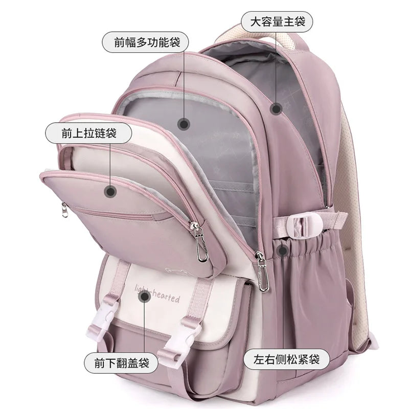 Waterproof Girls Backpacks Children School Bags for Teenagers Fashion Travel Backpacks Printing Child Schoolbags Satchel Mochila