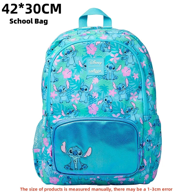 Stitch Australian Smiggle Children'S Learning Stationery Backpack Lunch Bag Pencil Box Water Cup Anime Backpack Gift
