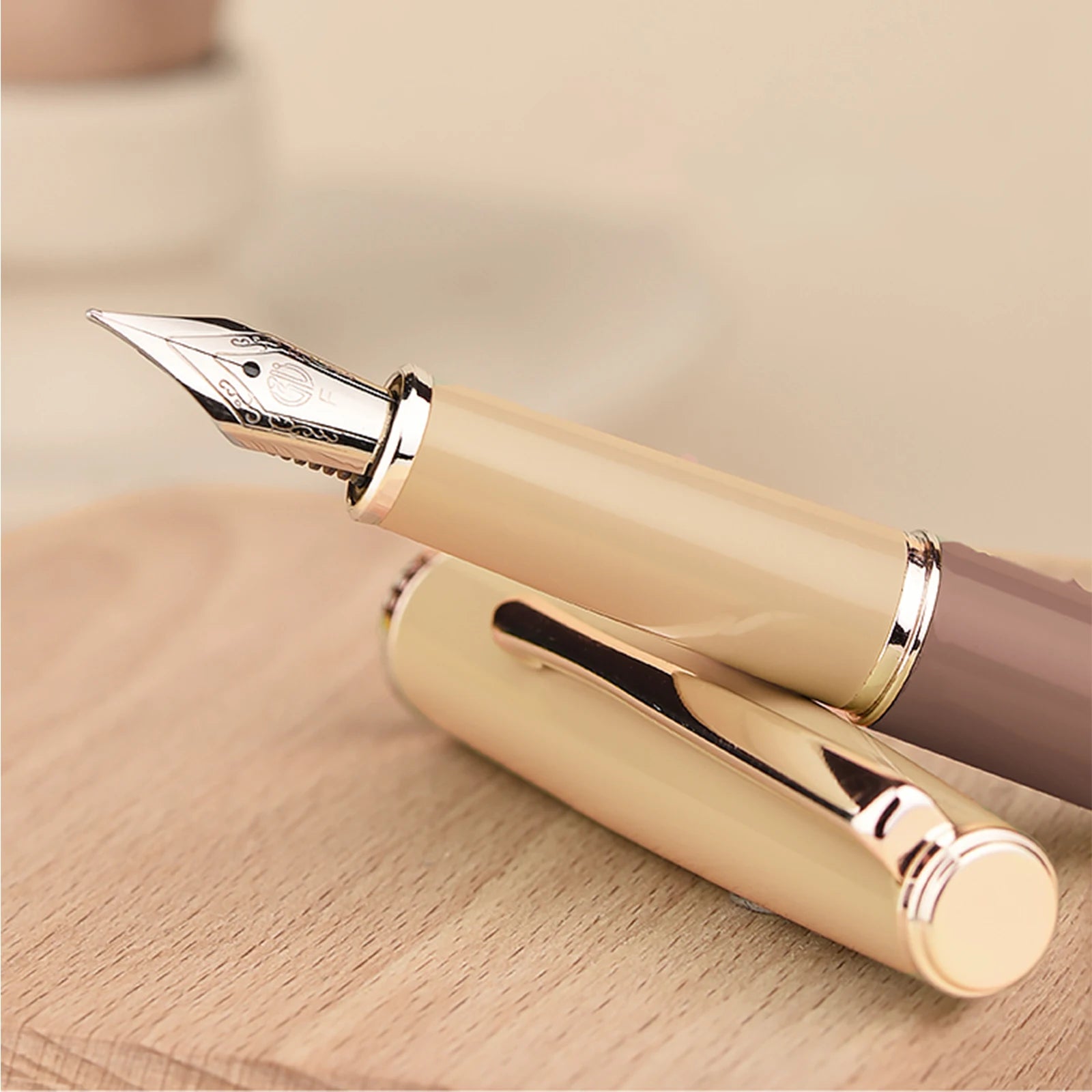 Hongdian 920S Fountain Pen Retro High-End Calligraphy Writing Ink Pens School Office Business Pen Students Stationary Xmas Gifts